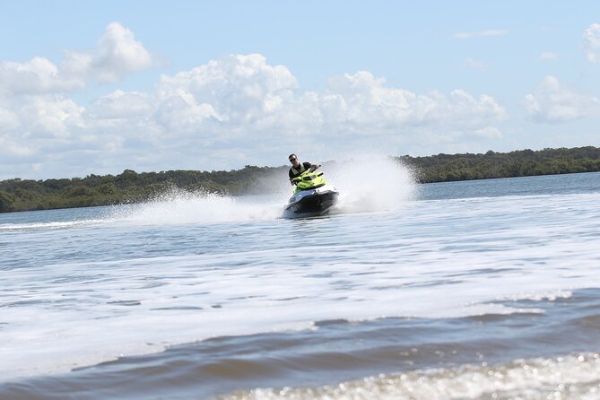 1 Hour Jet Ski Safari - The Bar Island out-and-back route (and why it feels like more than one ride)