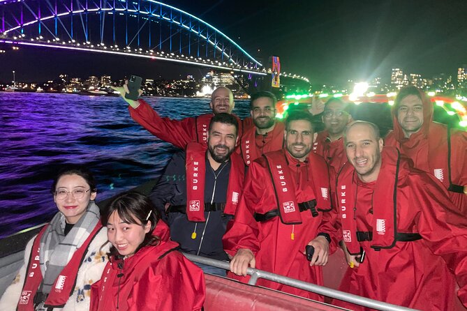 45-Minute Vivid Sydney Scenic Jet Boat Cruise Tour - Foreshore light projections and 360-degree viewing angles