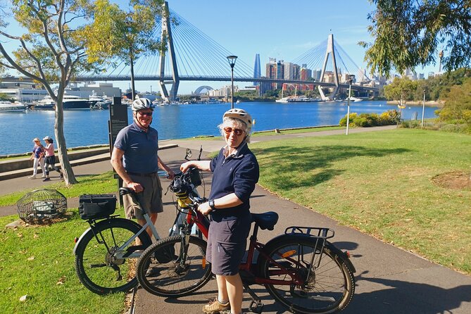 Bespoke Cycle Tours - Sydney Harbour E-Bike Coffee/Lunch Tour - ANZAC Bridge: remembrance with real-world context