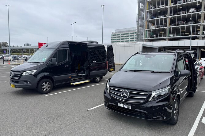 Departing Sydney: Luxury Transfer to Airport or Cruise Port - Vehicle choices, from Lexus sedans to vans and buses
