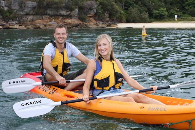 Double Kayak Hire - 4 Hours - Getting set up at Manly Kayak Centre, East Side Pier