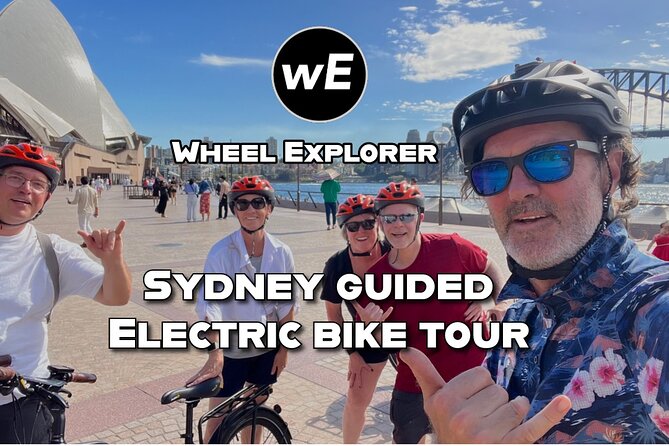 Guided Electric Bike Tour of Sydney with Bluetooth helmets - E-bike comfort and how first-timers get confident fast
