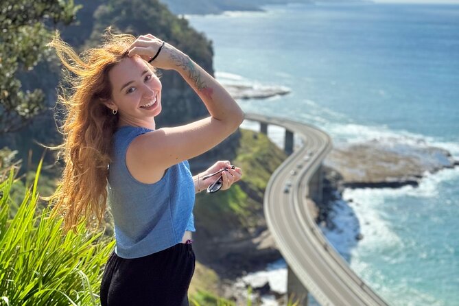 Jervis Bay Highlights Tour – Small Group Experience Scenic Coast - The Sea Cliff Bridge secret viewpoint: short walk, big payoff