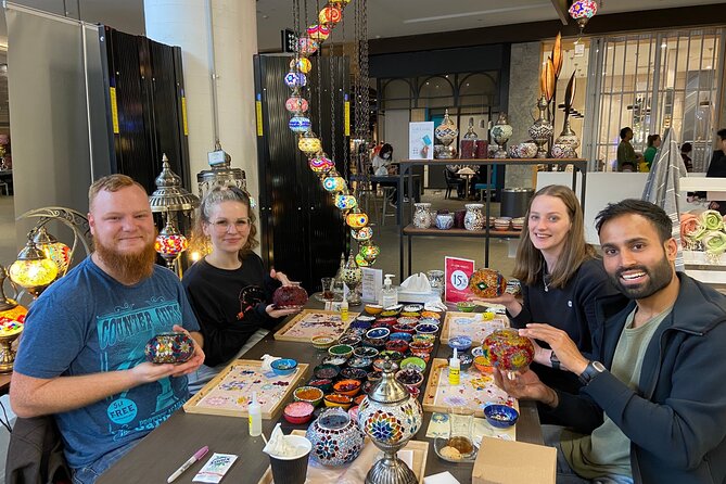 Mosaic Art Classes Sydney: Turkish Lamp Workshop - From glue to mosaic: Building your Turkish candle holder step-by-step