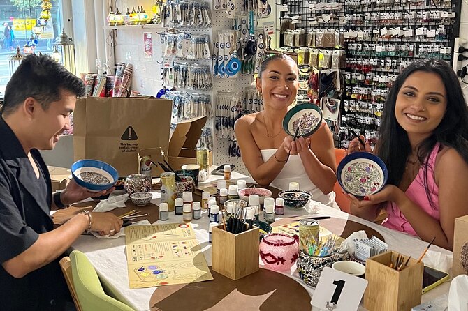 Paint and Sip Classes Sydney: Ceramic Plates & Bowls - A realistic 2.5-hour flow: what your afternoon will look like