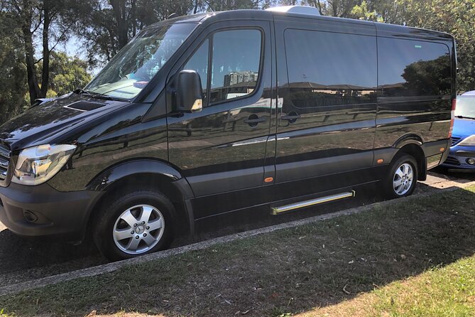 Private Transfer FROM Sydney CBD to Sydney Airport 1 to 5 people - Inside the Premium Mercedes minivan: comfort you can feel right away