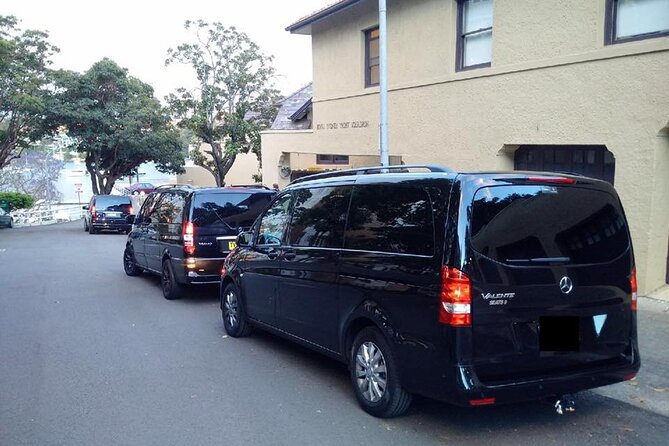 Private Transfer FROM Sydney CBD to Sydney Airport 1 to 5 people - Price and value: what $136.28 per vehicle really buys