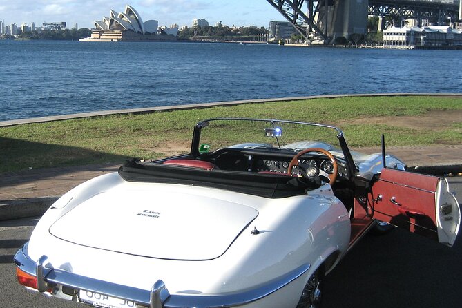 Six-Bridges-of-Sydney-Vintage-Car-Ride-Experience - The Rocks: a quick photo stop with the Harbour Bridge behind you