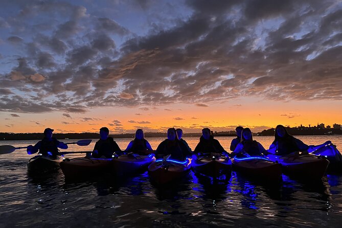 Sunrise Paddle Session on Syndey Harbour (single kayak) - Milson Park start: launch, gear check, and a break at The Flying Bear