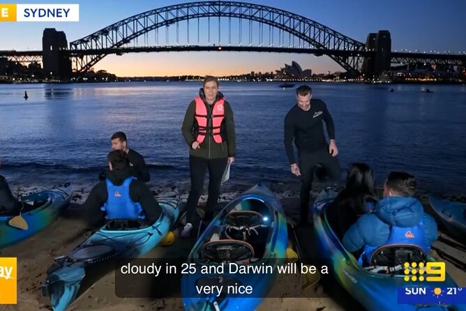 Sunset Harbour Bridge Kayak Escape - Stop 1: Sydney Harbour Bridge From the Water