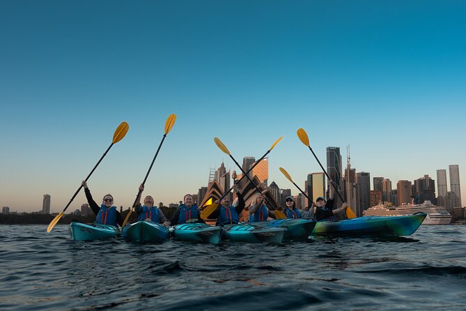 Sunset Harbour Bridge Kayak Escape - Stop 2: Sydney Opera House in Golden Evening Light