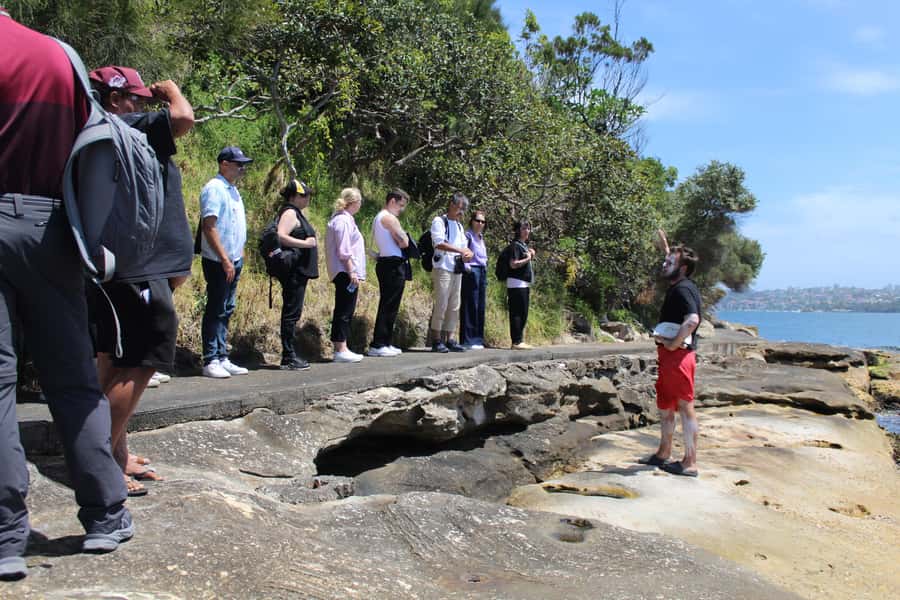 Sydney: Aboriginal Cultural Cruise with Clark Island Tour - Stepping ashore on Be-lang-le-wool, now Clark Island