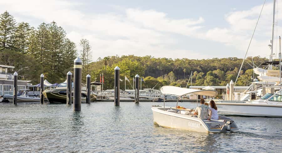 Sydney: Electric Boat Rental from The Spit, Mosman - Price and value: $176 for up to 8 people