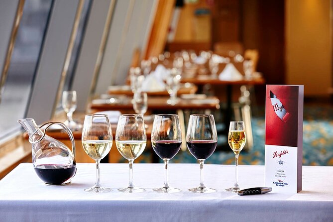Sydney Gourmet Gold Penfolds Dinner Cruise from Darling Harbour - The open bar is generous, but know what to lean on