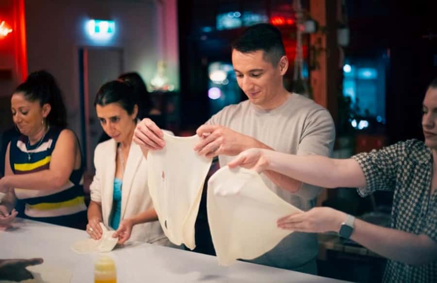 Sydney: Hands-On Roti Masterclass + 5-Course Feast and Drink - How the Class Works in Small Groups of About 8