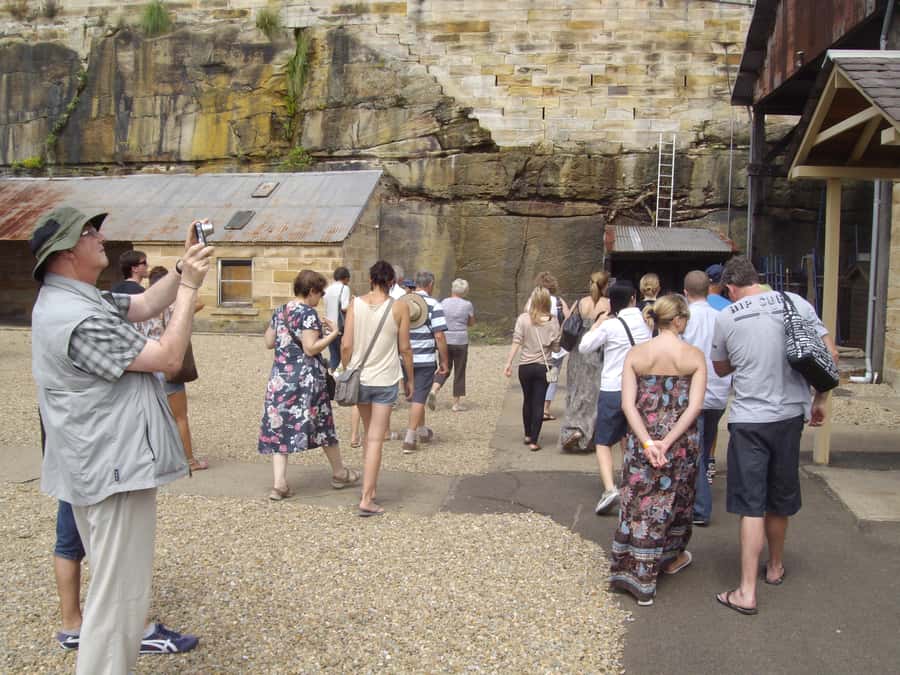 Sydney Harbor Tall Ship Convicts, Castles & Champagne Tour - Getting To Campbell’s Cove Jetty at The Rocks