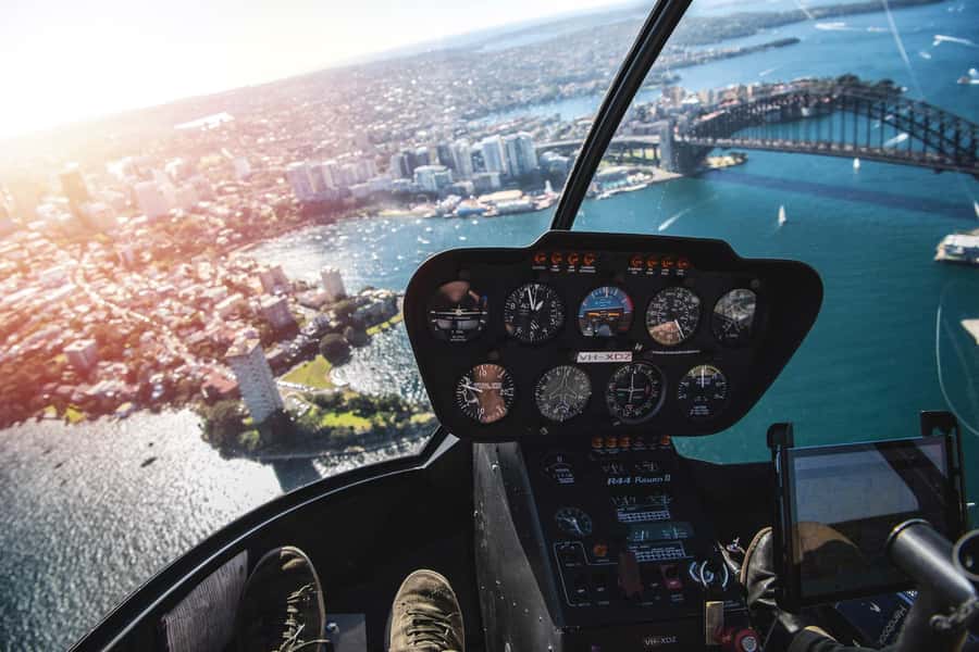 Sydney Harbour: 20 Minute Private Helicopter Flight for 2 - Pre-flight briefing and that first look from the ground