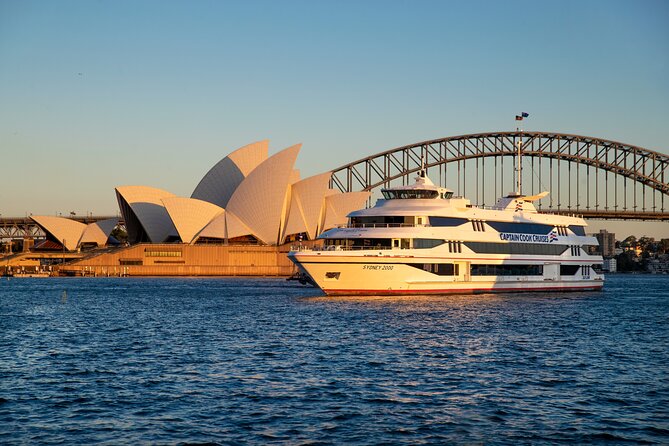 Sydney Harbour Gourmet Gold Dinner Cruise from Circular Quay - Right-Side Views, Bridge Arches, and the Big Sydney Icons