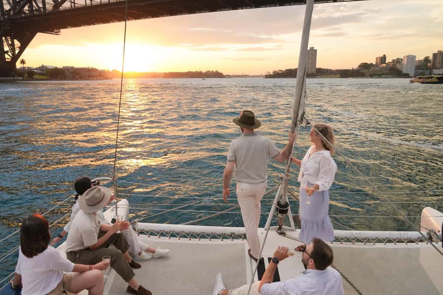 Sydney Harbour: Sunset Catamaran Cruise - Boarding at Man O’War Steps, Right by the Opera House