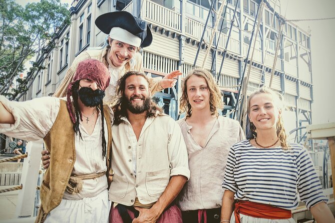 Sydney Harbour Tall Ship Pirate Cruise Experience - Captain Pineapple and the full pirate cast: theater that keeps kids busy