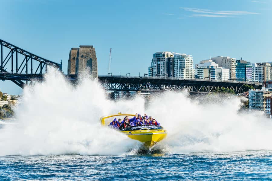 Sydney Harbour: Thunder Thrill Jet Boat Ride - Circular Quay to Sydney Heads, in one fast loop