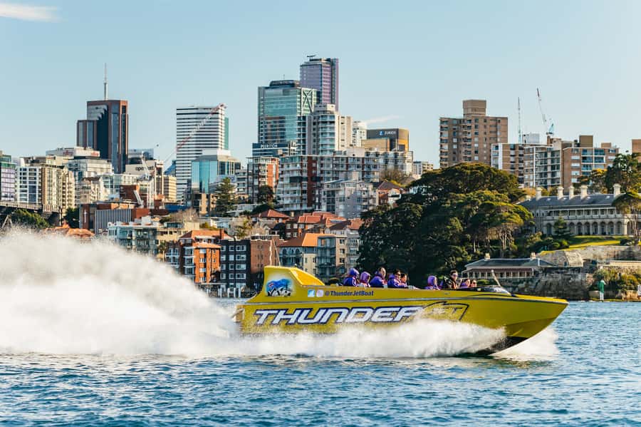 Sydney Harbour: Thunder Thrill Jet Boat Ride - What the 30-minute ride feels like, from gentle start to full throttle