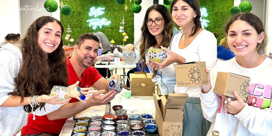 Sydney: Mosaic Art Classes - Turkish Lamp Workshop - Using the right tools and materials without fuss