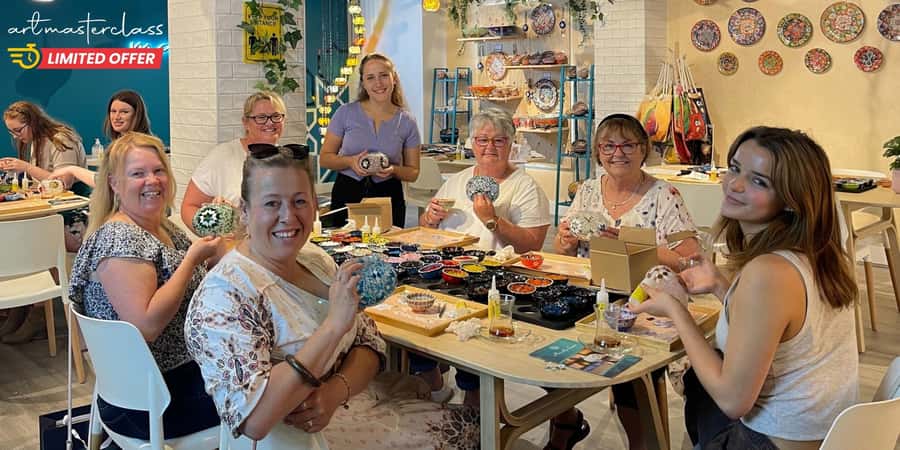 Sydney: Mosaic Art Classes - Turkish Lamp Workshop - Art Masterclass location and what your 150 minutes are like