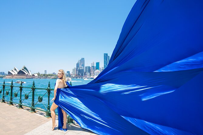 Sydney Private Flying Dress Photoshoot - The 30-Minute Flow, From Getting Ready to Motion Poses