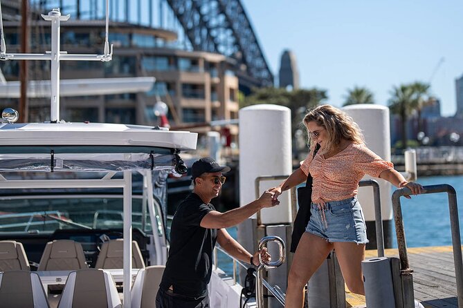 Sydney Secrets Lunch Cruise - Getting started at Campbells Cove, and why the boat size matters