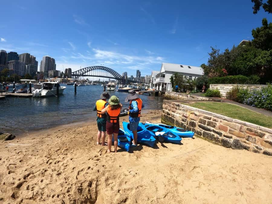 Sydney: Sunset Kayak - Opera & Harbour Bridge Tour (5p. max) - Harbour Bridge segment: breaks, photo time, and paddling under an icon