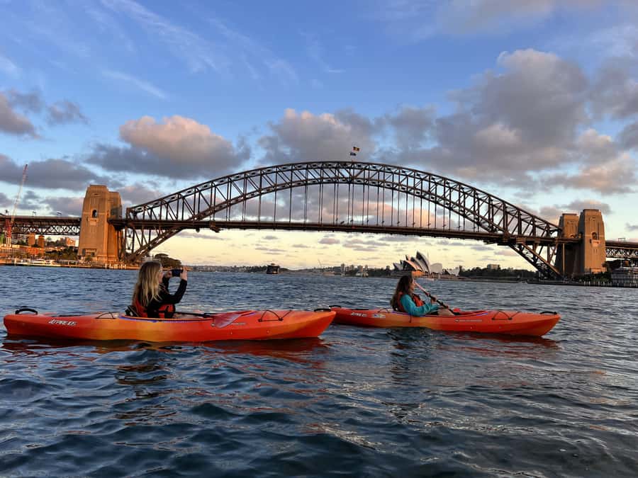 Sydney: Sunset Kayak Tour on Sydney Harbour - Sydney Harbour Bridge views you only get from water
