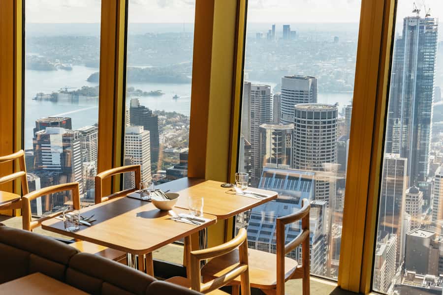 Sydney: Unlimited Skyfeast at Sydney Tower - Window seat strategy: pay for the view, or save your money?