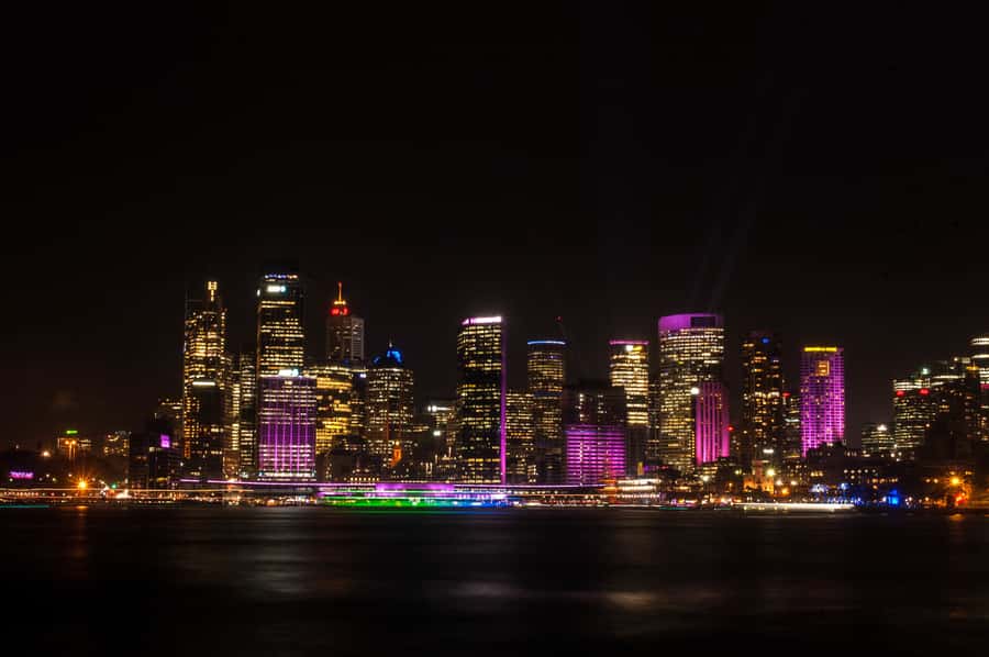 Sydney: Vivid Festival of Light Harbor Cruise with Dinner - Price and value at $38 for a harbor cruise plus dinner