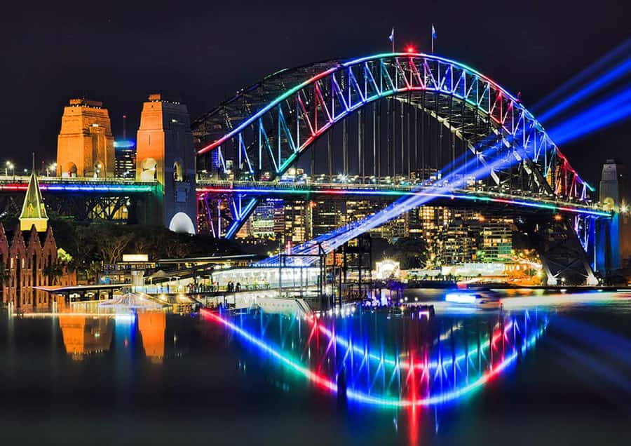 Sydney: "Vivid Sydney" Festival of Light Sightseeing Cruise - Deck strategy: stay warm inside, shoot photos outside