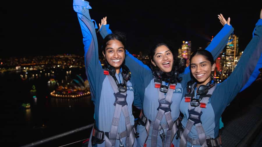 The Vivid Sydney BridgeClimb - How the small-group climb really feels in the dark