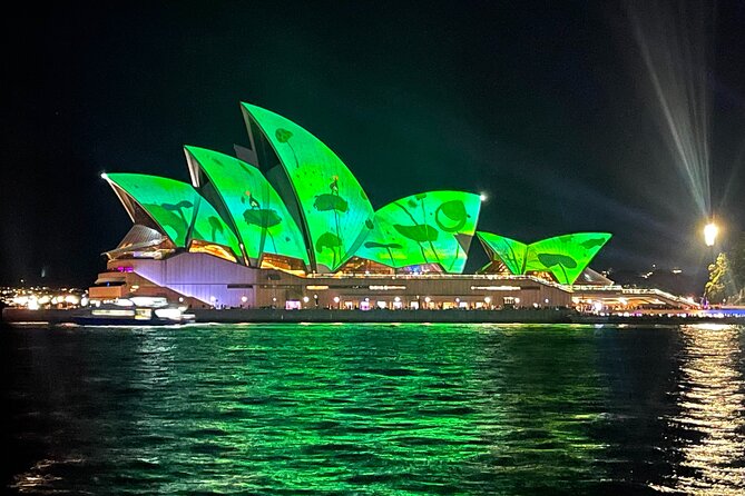 Vivid 90-Minute Sydney Harbour Intimate Catamaran Cruise with Canapes - The 90 minutes you’ll spend cruising past Vivid’s best-known landmarks