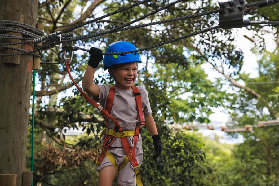 Western Sydney: Junior Tree Ropes Courses - Western Sydney Parklands: The Right Place for a First Treetop Try