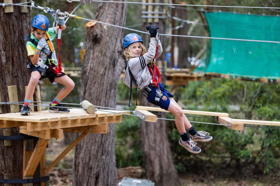 Western Sydney: Junior Tree Ropes Courses - Check-In and Safety Briefing at Treetops Adventure Reception
